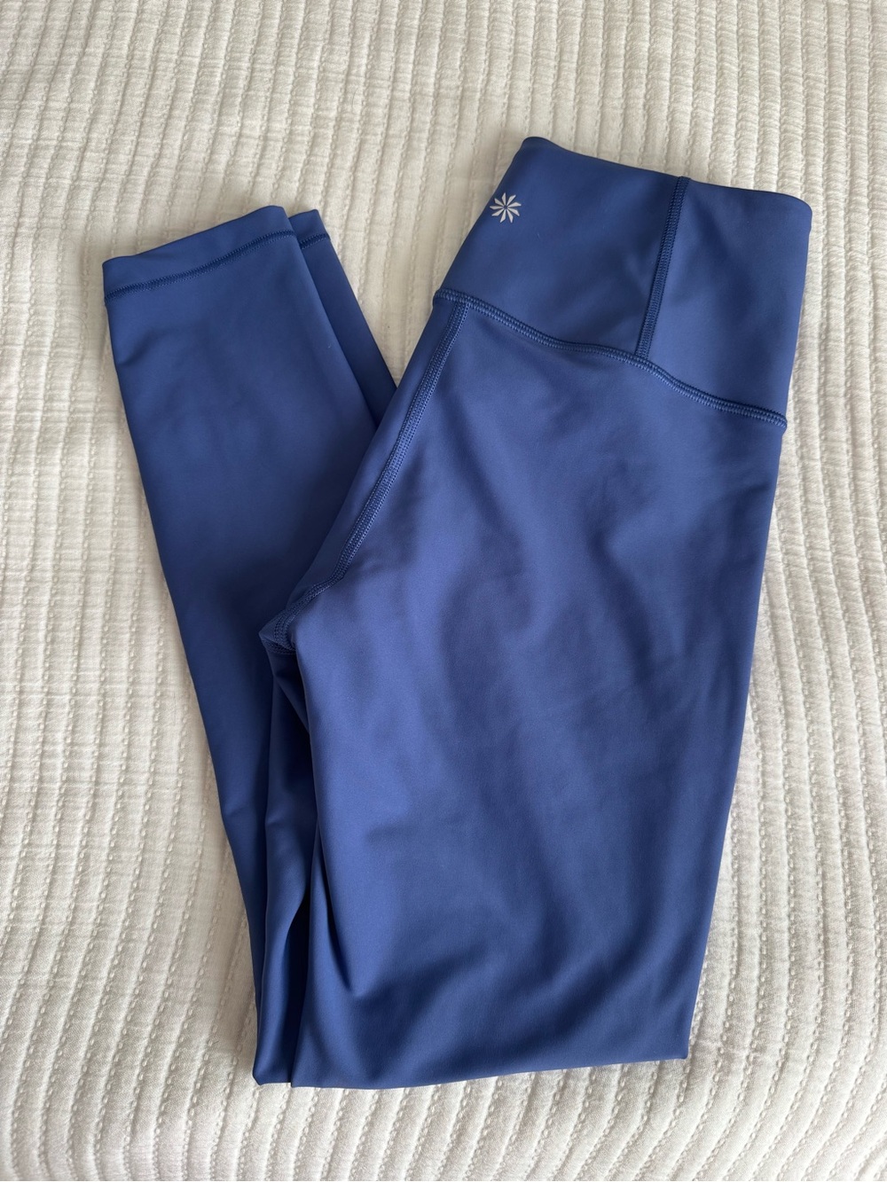Athleta Navy High-Waist Performance Leggings